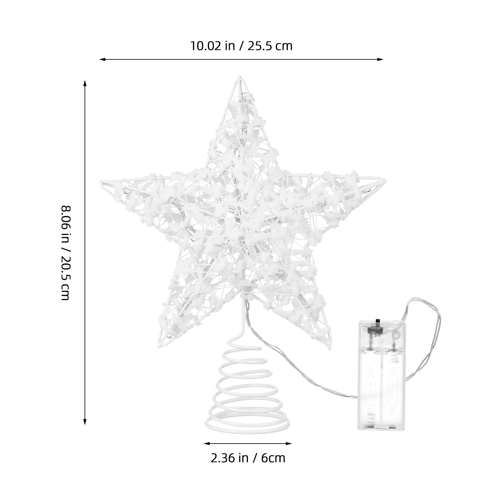 1Pcs Christmas Tree Star Lamp  - Star Tree Topper recensie en prijs