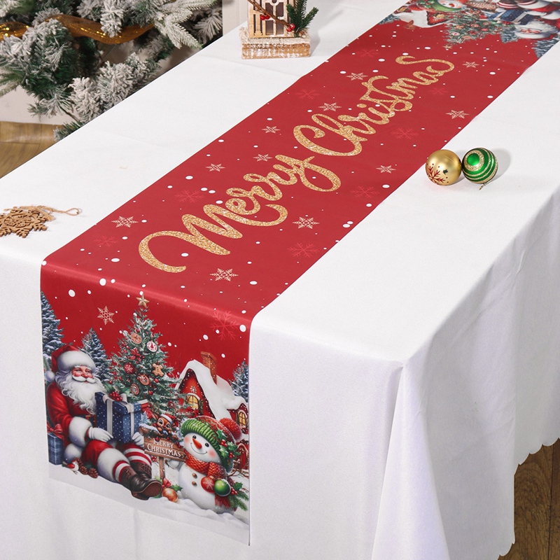 Christmas Santa Snowman Table  - Christmas Table Runner recensie en prijs