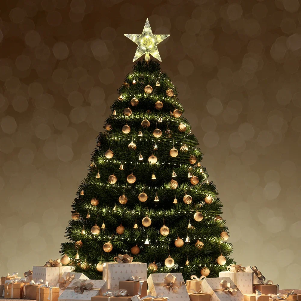15CM LED Christmas Tree Orname - Star Tree Topper recensie en prijs