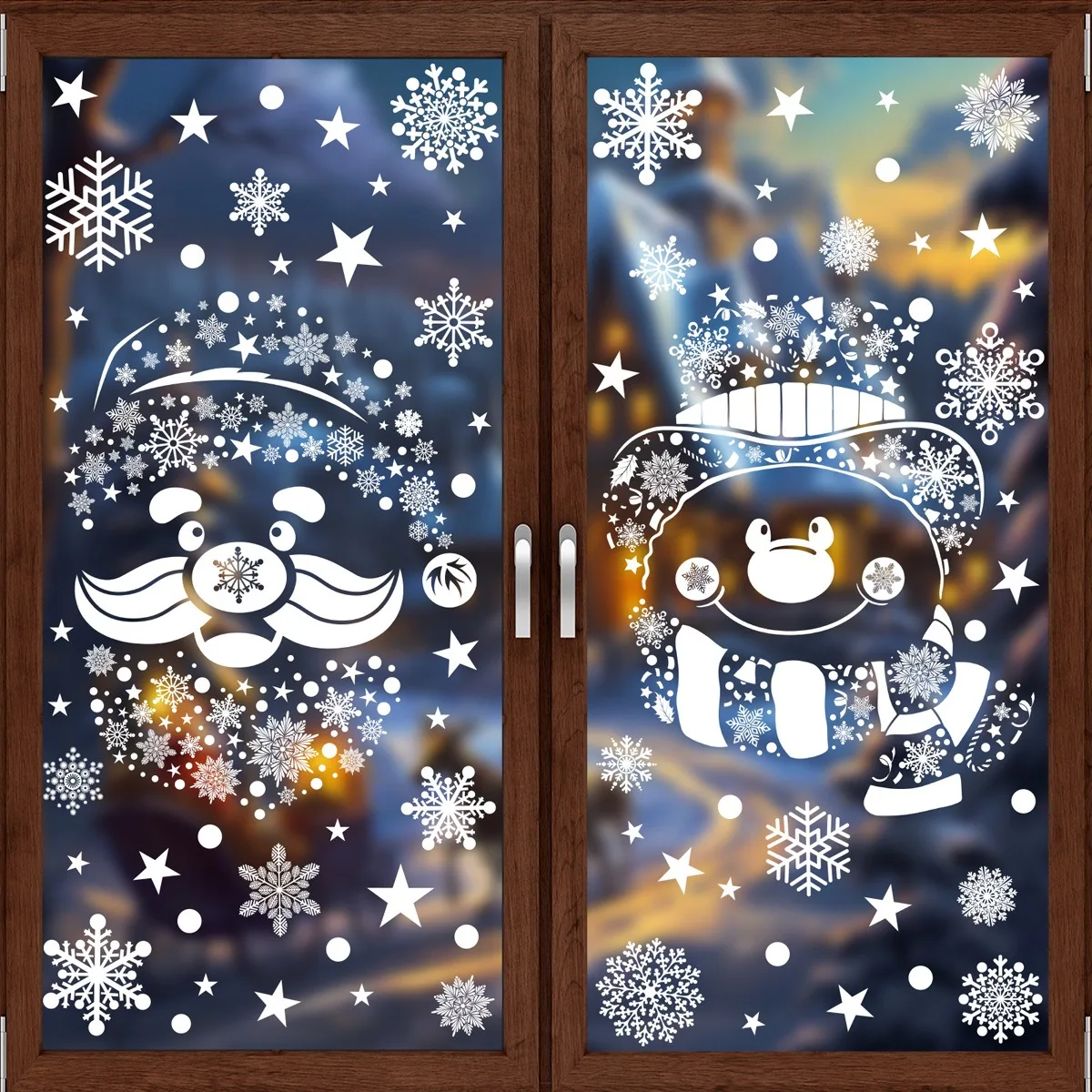 Christmas Wall Sticker Snowfla - Snowflake Window Decal recensie en prijs