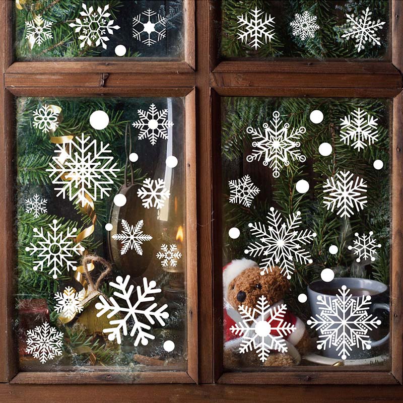 4/6 Sheet Snowflake Window Sti - Snowflake Window Decal recensie en prijs