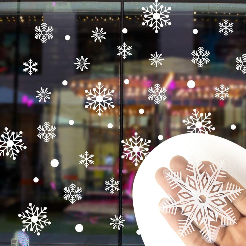 30pcs PVC Christmas Snowflakes - Snowflake Window Decal recensie en prijs