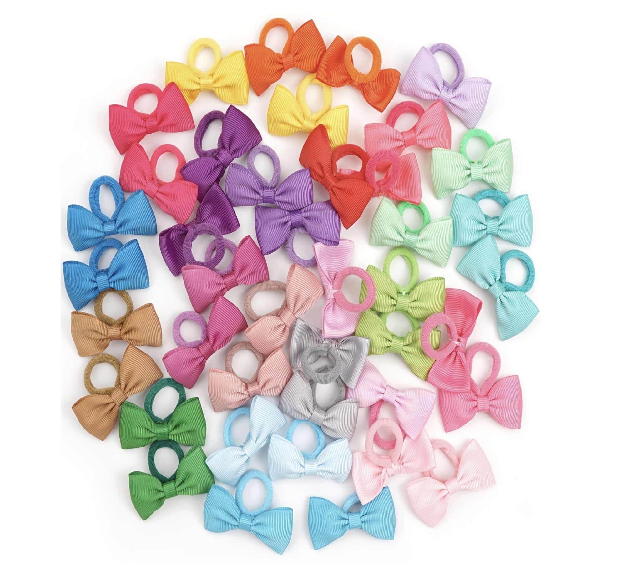 40/60/80 Baby Girls Hair Ties  - Ribbon Bow Gift recensie en prijs