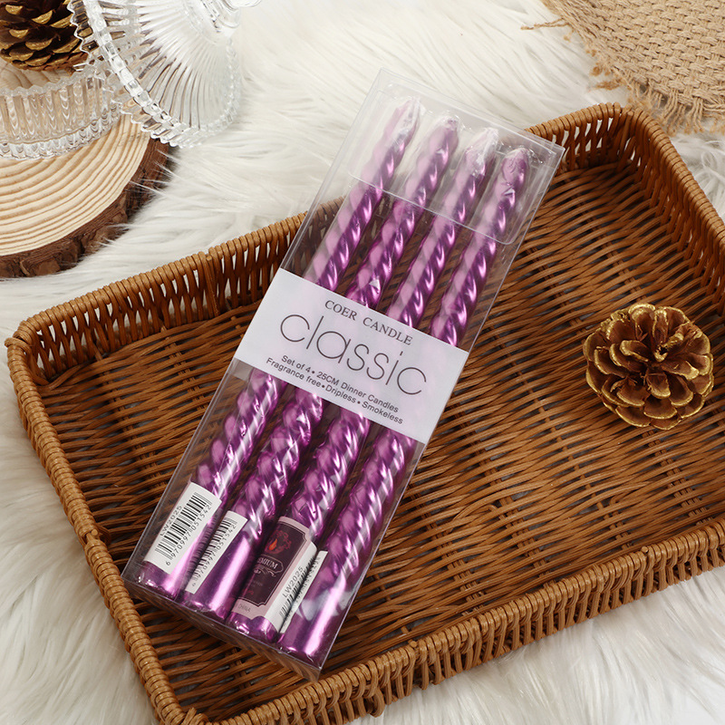 4pcs European-style Long-pole  - Holiday Candle Set recensie en prijs