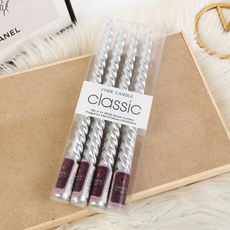 4pcs European-style Long-pole  - Holiday Candle Set recensie en prijs