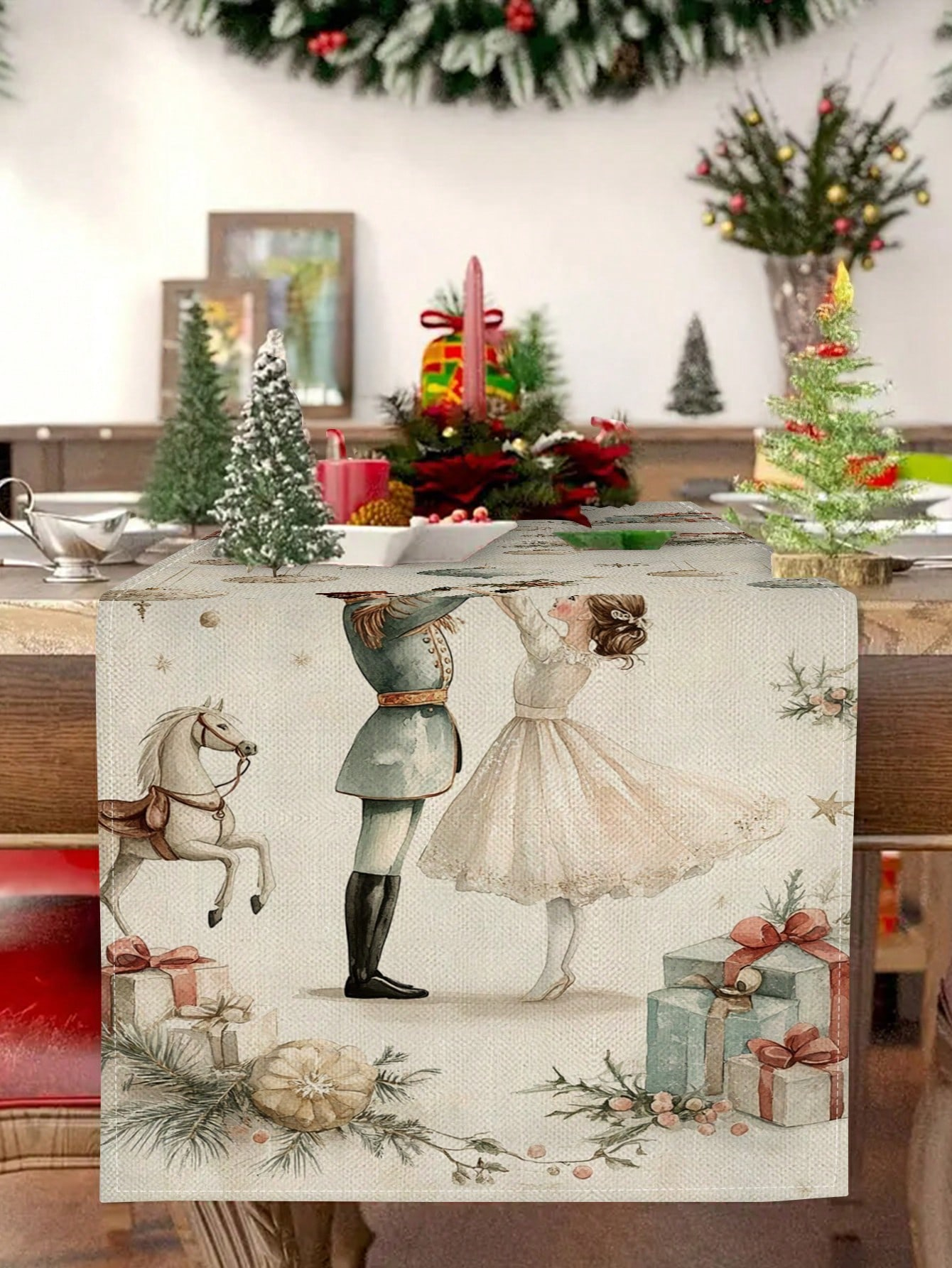 1pc Christmas Nutcracker & Bal - Christmas Table Runner recensie en prijs