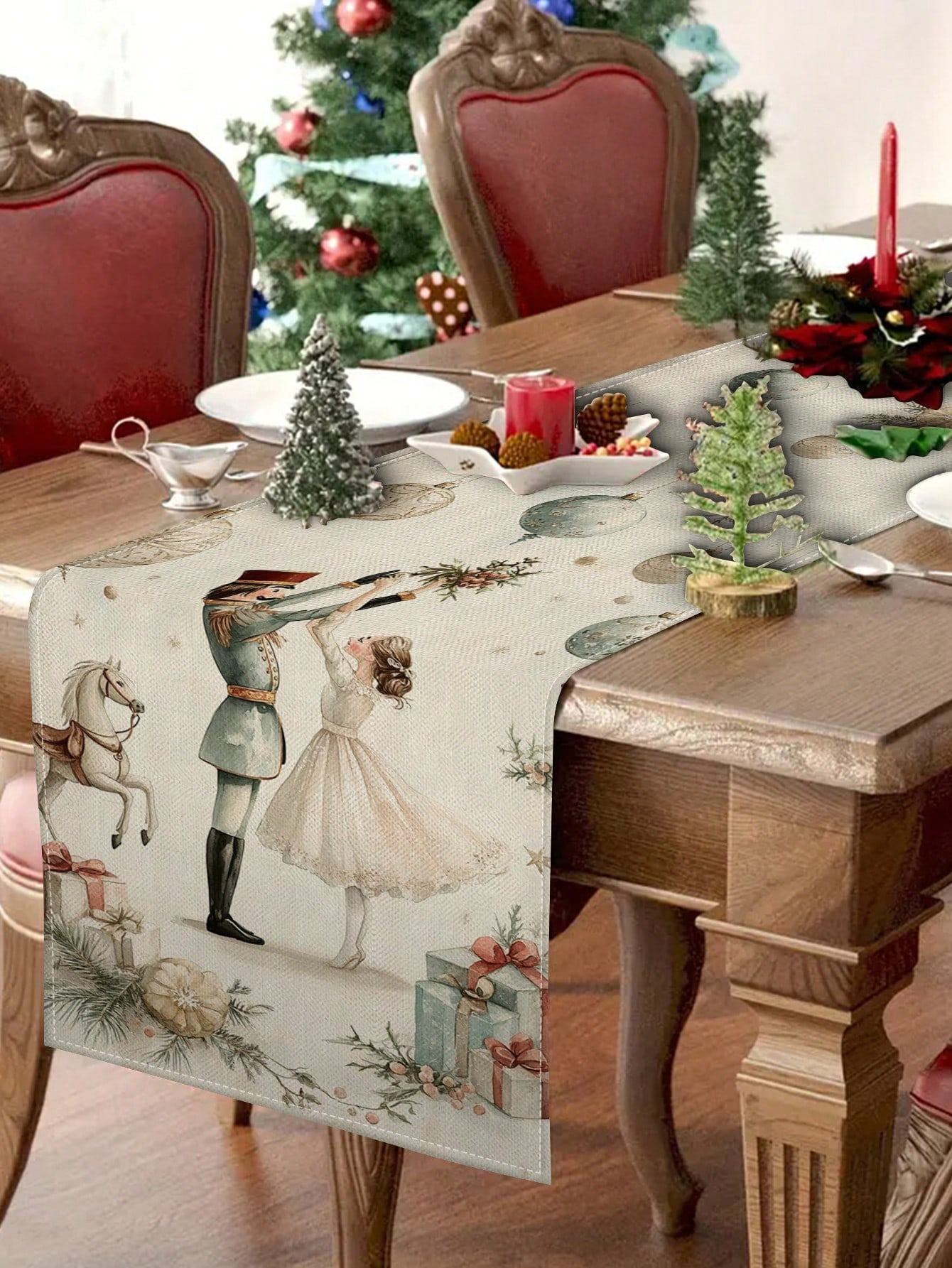 1pc Christmas Nutcracker & Bal - Christmas Table Runner recensie en prijs