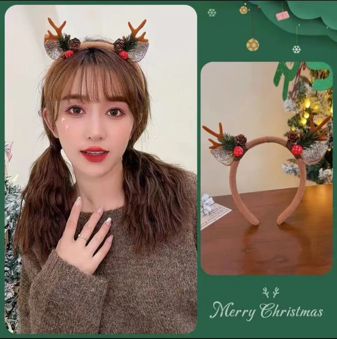 Christmas Headband Reindeer An - Reindeer Antlers Headband recensie en prijs