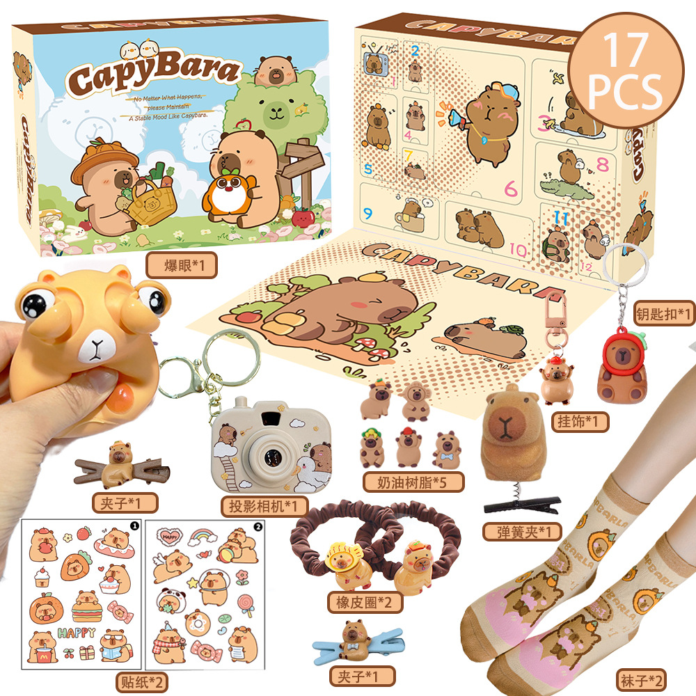 New Capybara Theme Christmas A - Advent Calendar Gift recensie en prijs