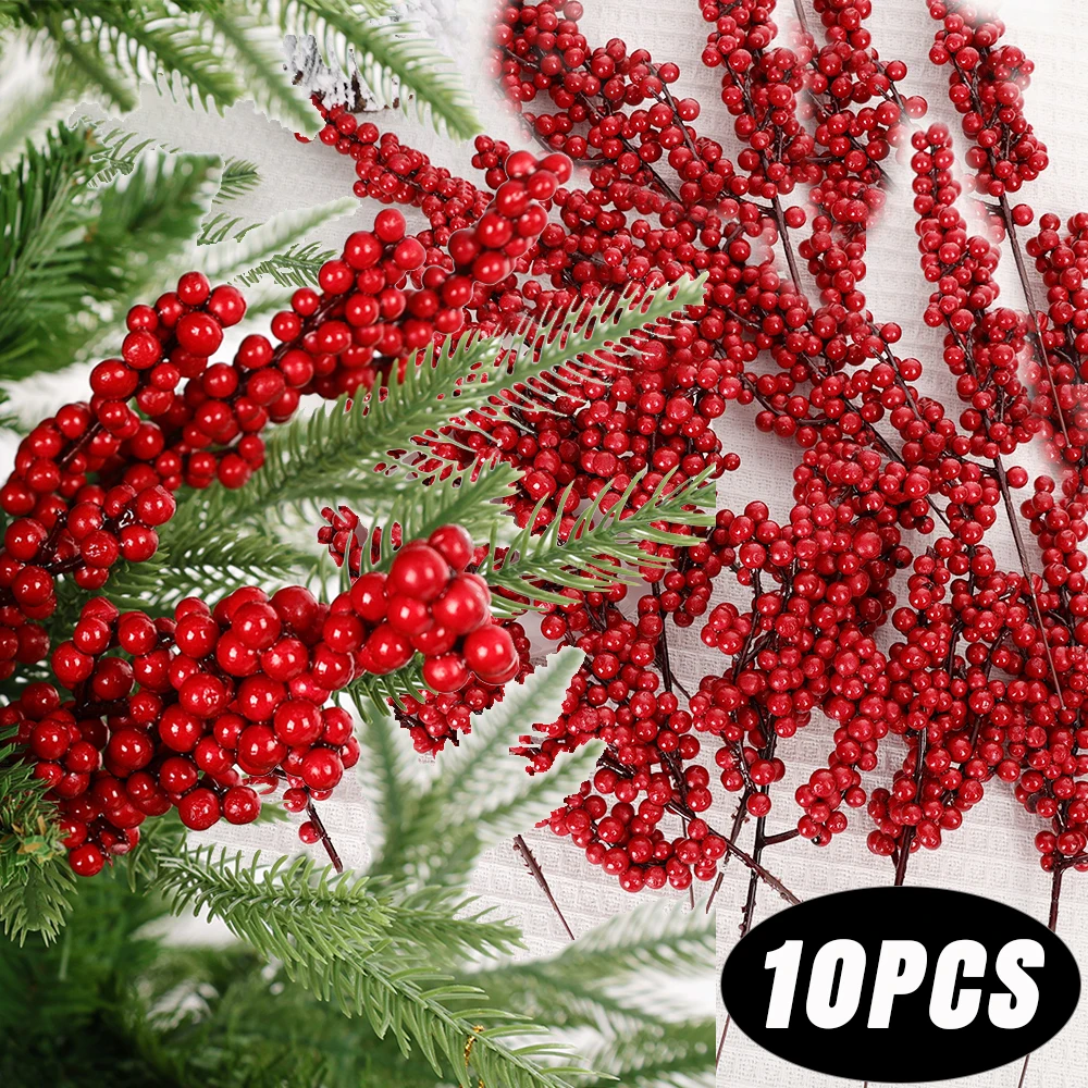 10/1Pcs Artificial Red Berries - Christmas Tree Artificial recensie en prijs