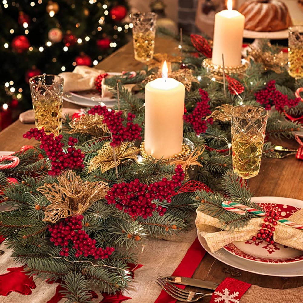 10/1Pcs Artificial Red Berries - Christmas Tree Artificial recensie en prijs