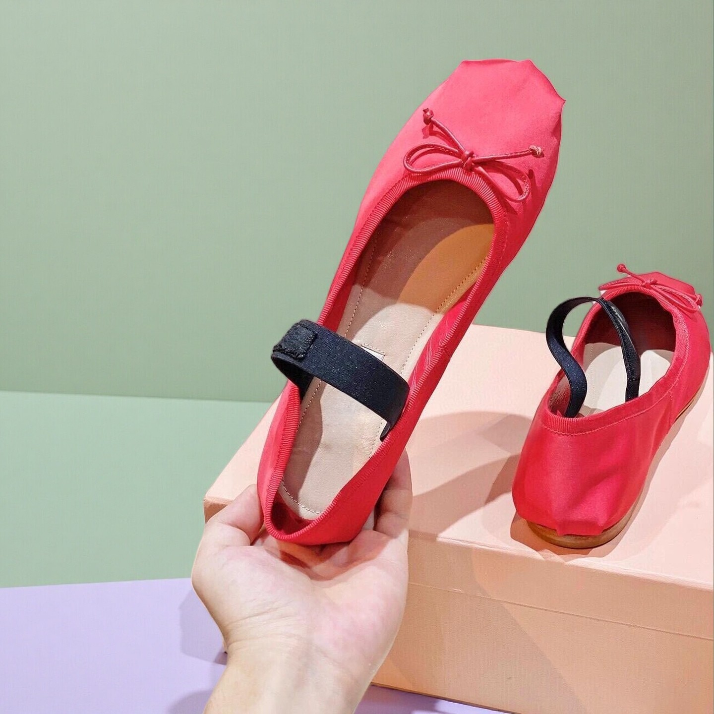 26SS Luxury Ballet Flats, Wome - Ribbon Bow Gift recensie en prijs