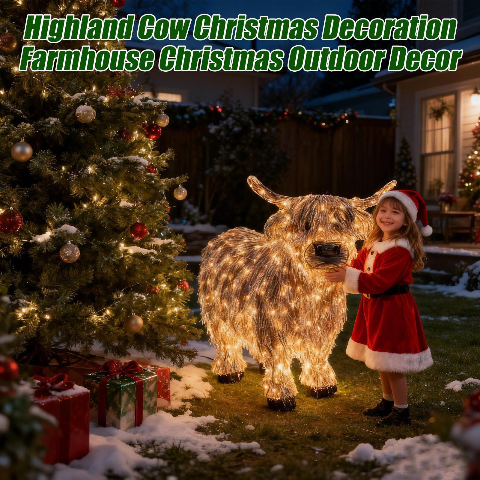 Cow Figurine Light Up 11 Inch  - Christmas Lights Outdoor recensie en prijs