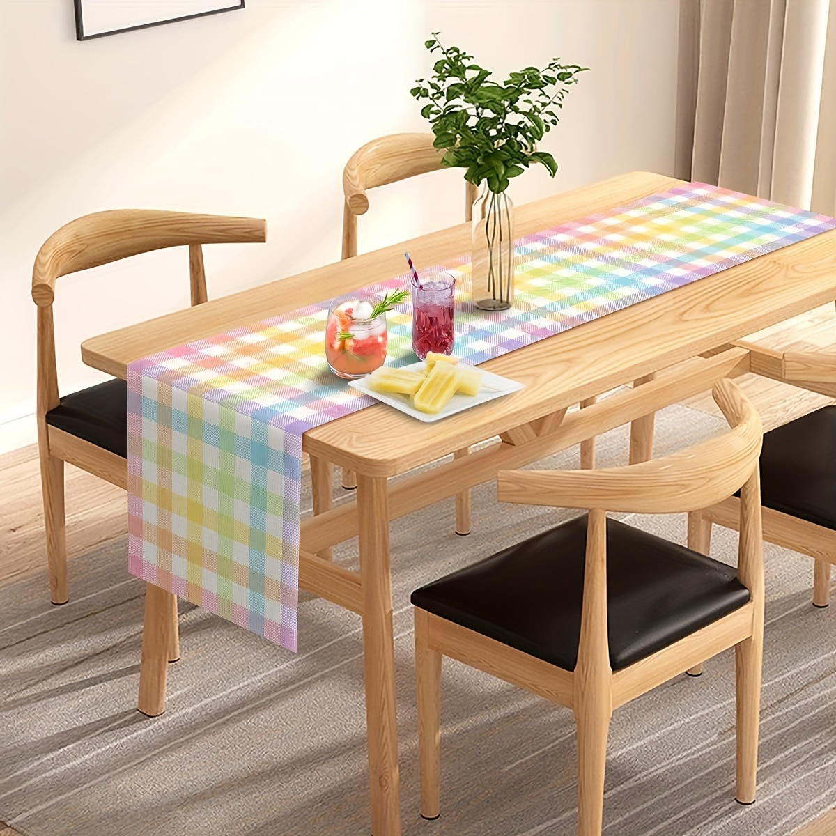 1pc Vibrant Buffalo Plaid Tabl - Christmas Throw Blanket recensie en prijs