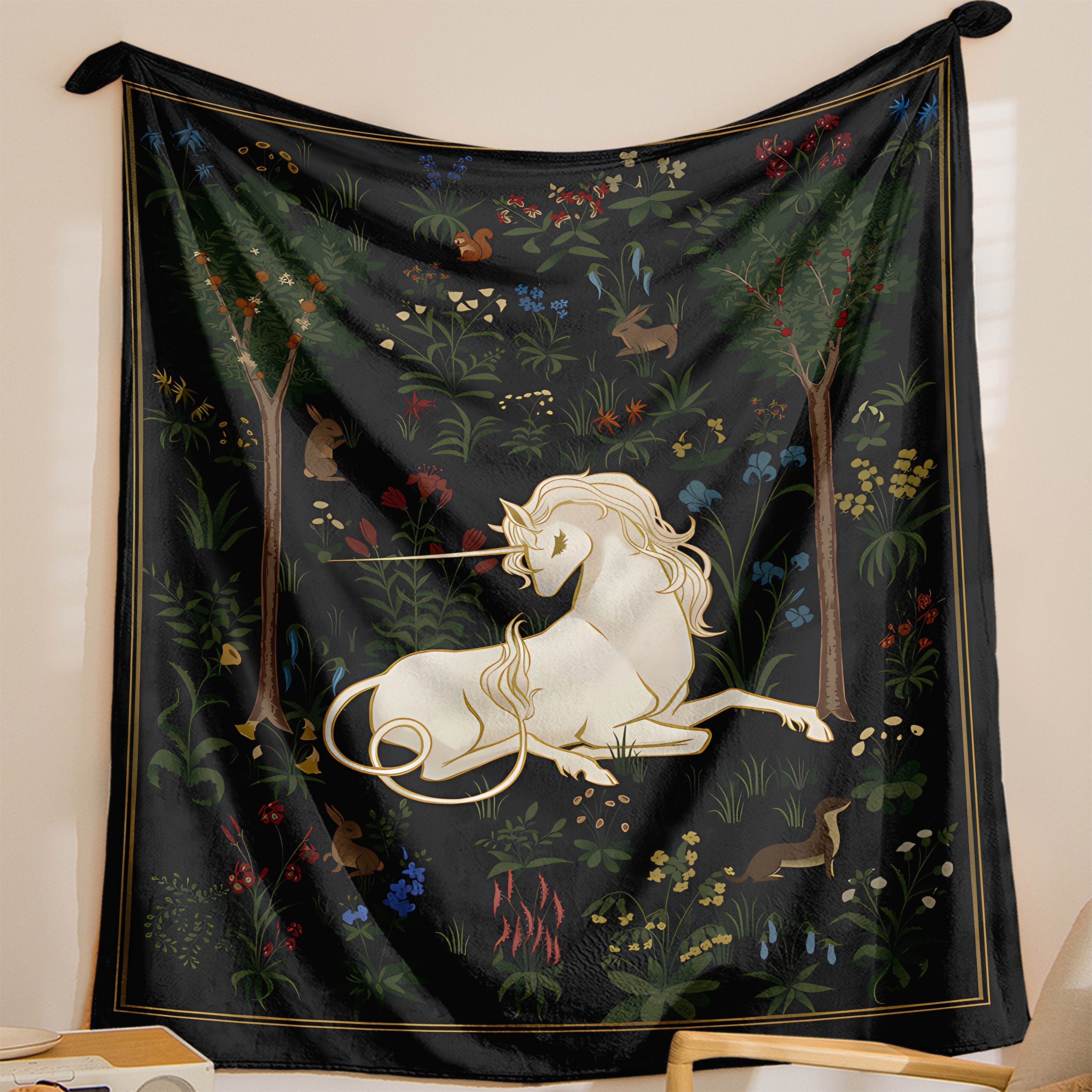 1pc Magical Unicorn Forest Thr - Christmas Throw Blanket recensie en prijs