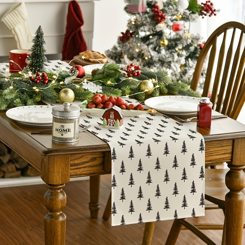 Simple Christmas Tree Table Ru - Christmas Table Runner recensie en prijs