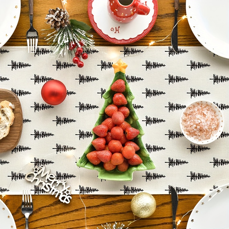 Simple Christmas Tree Table Ru - Christmas Table Runner recensie en prijs