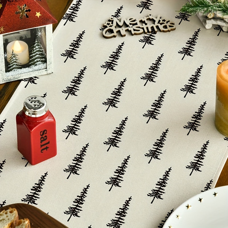 Simple Christmas Tree Table Ru - Christmas Table Runner recensie en prijs