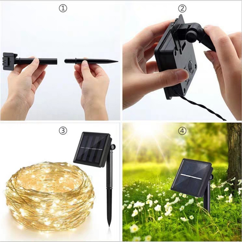 ONCE Solar Powered Lights 200  - Led Fairy String Lights recensie en prijs