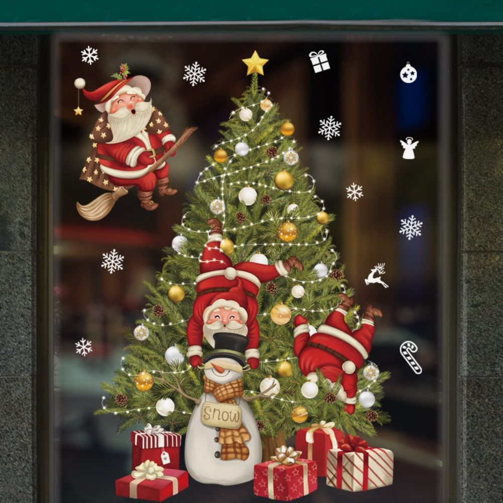 Funny PVC Christmas Window Gla - Snowflake Window Decal recensie en prijs