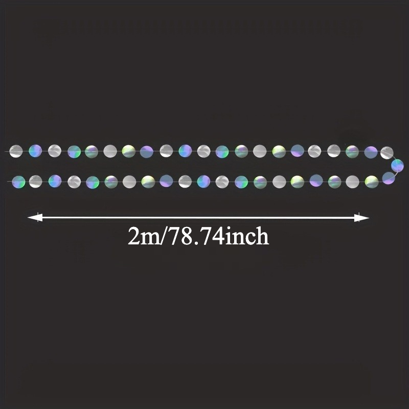 1pc Shimmering Iridescent Circ - Tinsel Garland Decoration recensie en prijs