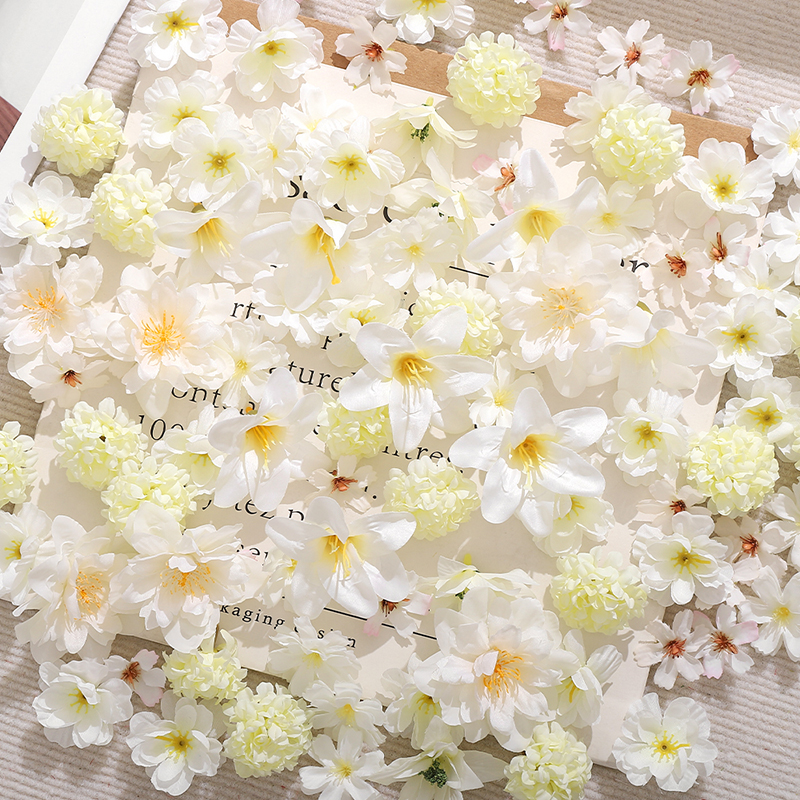 20Pcs Mix White Artificial Flo - Christmas Wreath Fake recensie en prijs