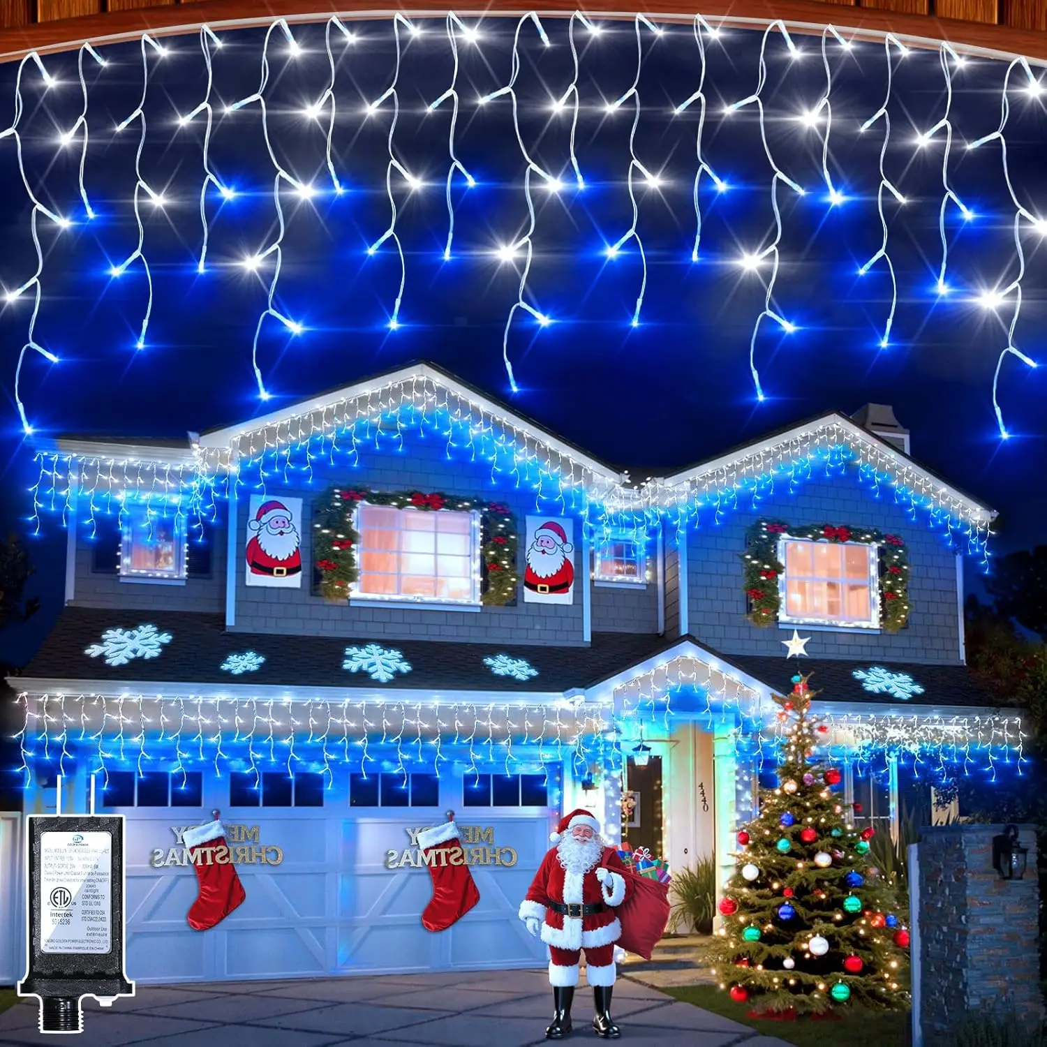 50ft 504 LED Icicle Lights, 12 - Led Fairy String Lights recensie en prijs