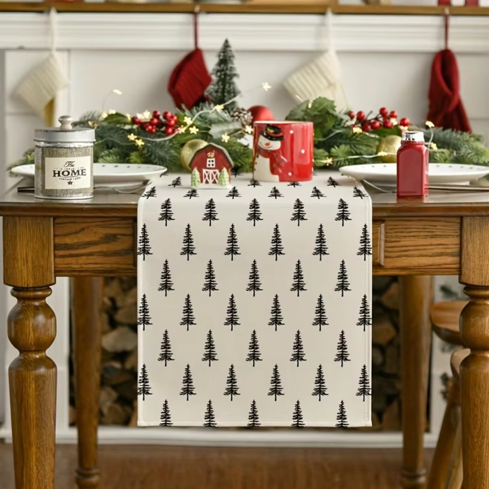 Minimalist Christmas Tree Tabl - Christmas Table Runner recensie en prijs