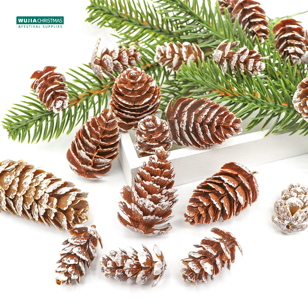 24Pcs Christmas Fake Pine Cone - Christmas Wreath Fake recensie en prijs