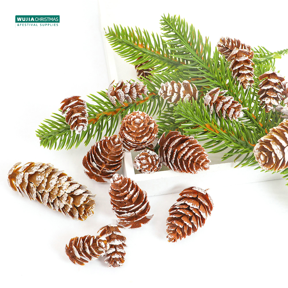 24Pcs Christmas Fake Pine Cone - Christmas Wreath Fake recensie en prijs