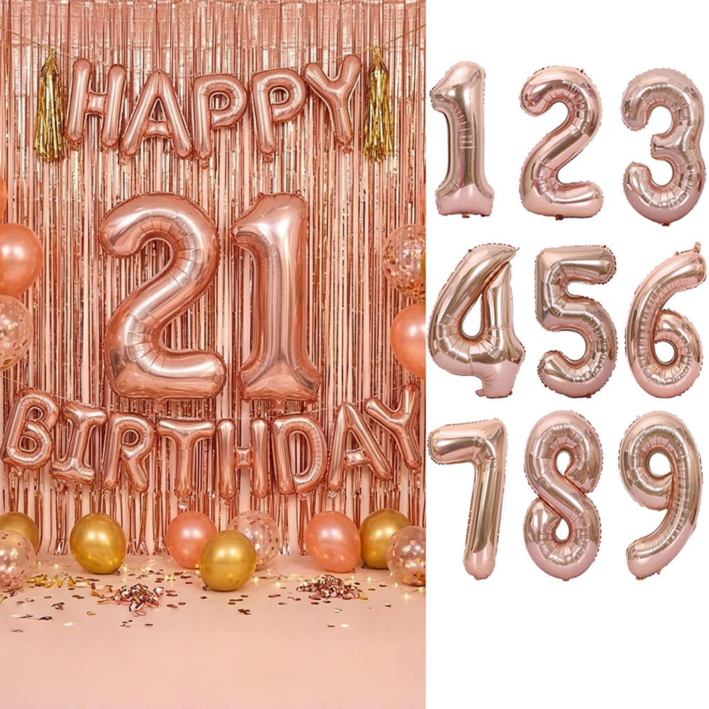 Happy Birthday 32Inch Number F - Tinsel Garland Decoration recensie en prijs