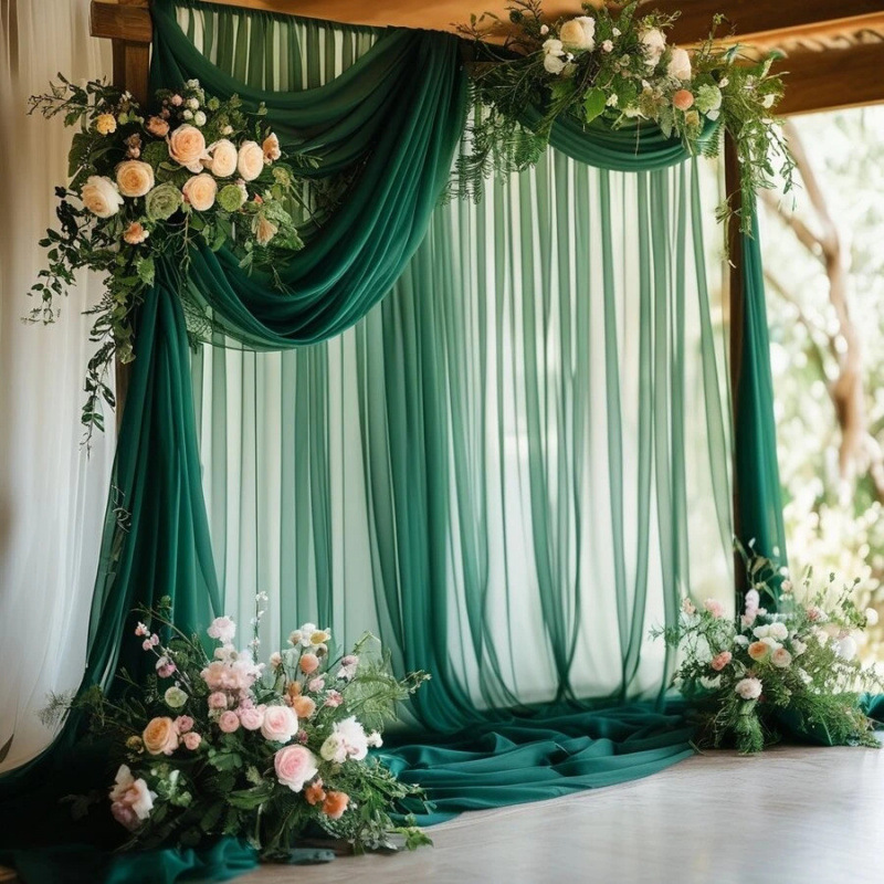 DIY Decor Dark Green Backdrop  - Christmas Table Runner recensie en prijs