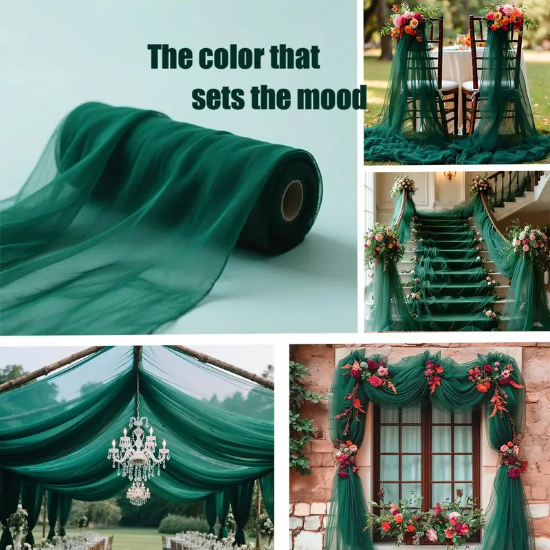 DIY Decor Dark Green Backdrop  - Christmas Table Runner recensie en prijs