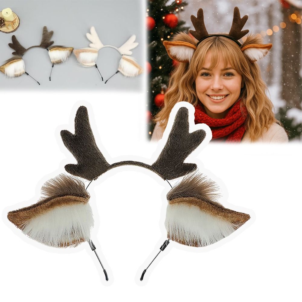 Deer Ears Reindeer Antler Head - Reindeer Antlers Headband recensie en prijs