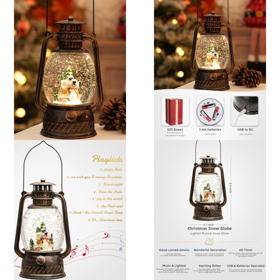 Christmas Decorations Snow Glo - Snow Globe Musical recensie en prijs