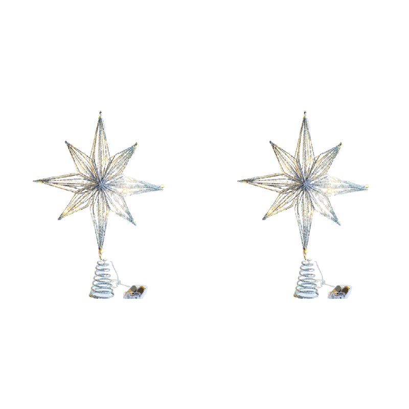 【LAST CHANCE】2X Christmas Tree - Star Tree Topper recensie en prijs