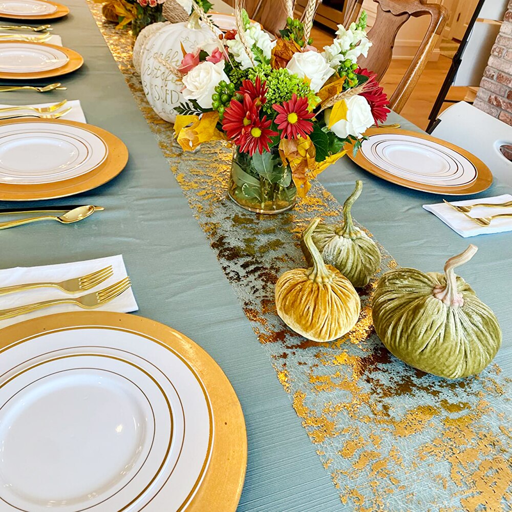 Sparkle Metallic Gold Thin Tab - Christmas Table Runner recensie en prijs