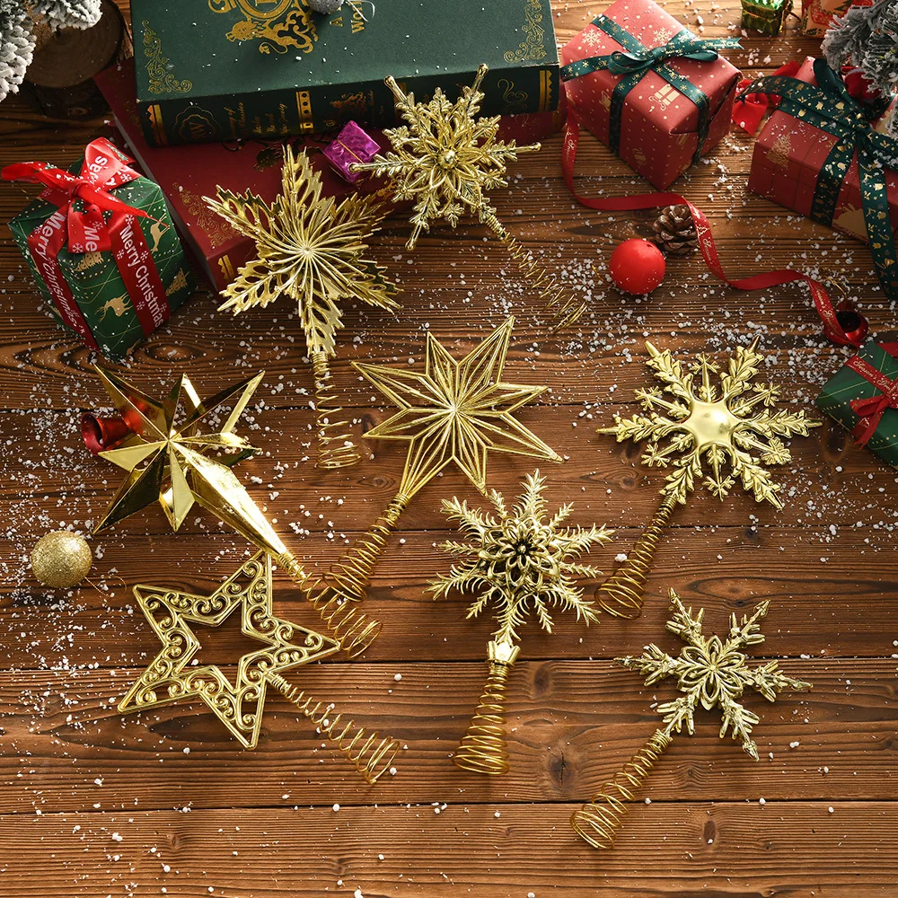 Gold Glitter Metal Tree Topper - Star Tree Topper recensie en prijs