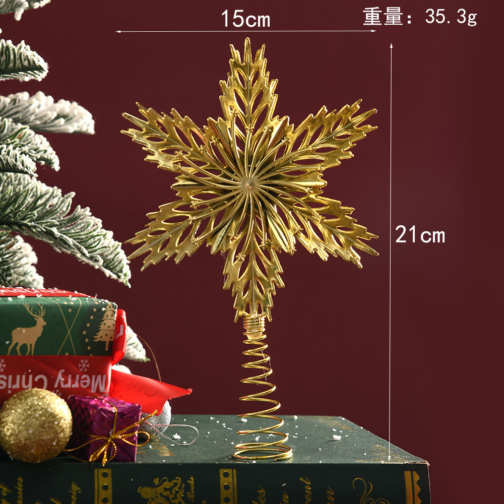 Gold Glitter Metal Tree Topper - Star Tree Topper recensie en prijs