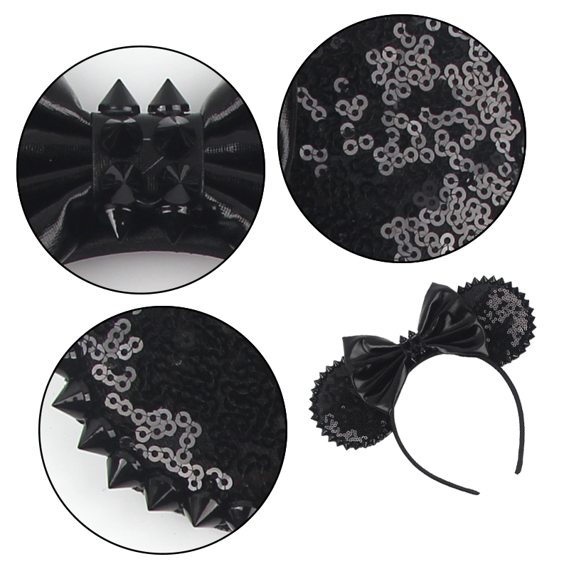NEW Halloween Mouse Ears Headb - Ribbon Bow Gift recensie en prijs