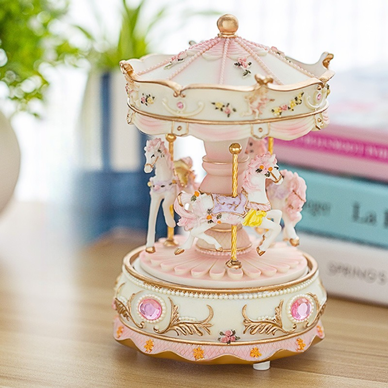 Handmade Resin Carousel Music  - Snow Globe Musical recensie en prijs