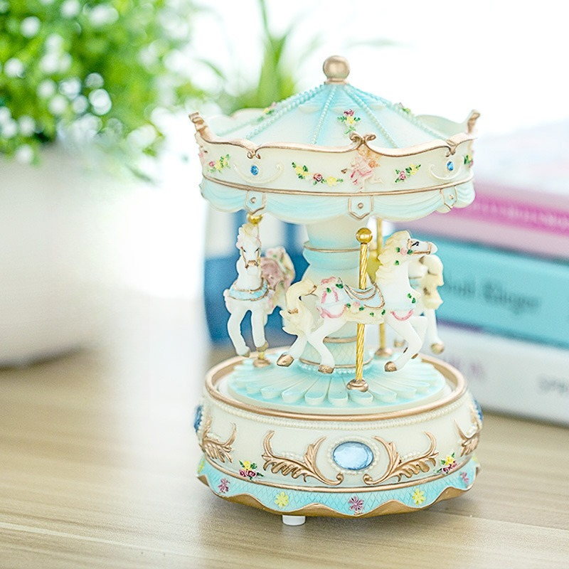 Handmade Resin Carousel Music  - Snow Globe Musical recensie en prijs
