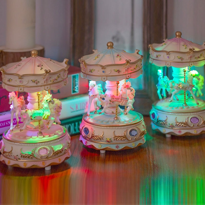 Handmade Resin Carousel Music  - Snow Globe Musical recensie en prijs