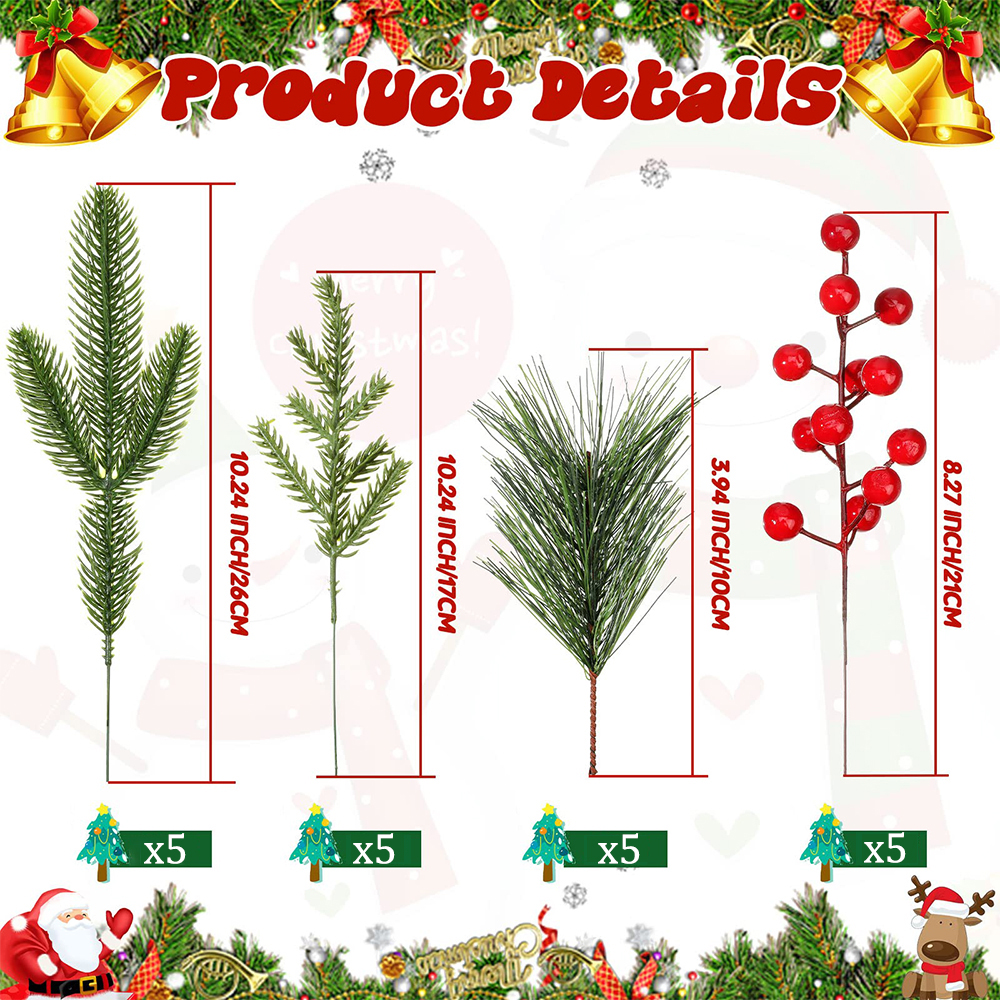 Artificial Pine Branches Fake  - Christmas Wreath Fake recensie en prijs