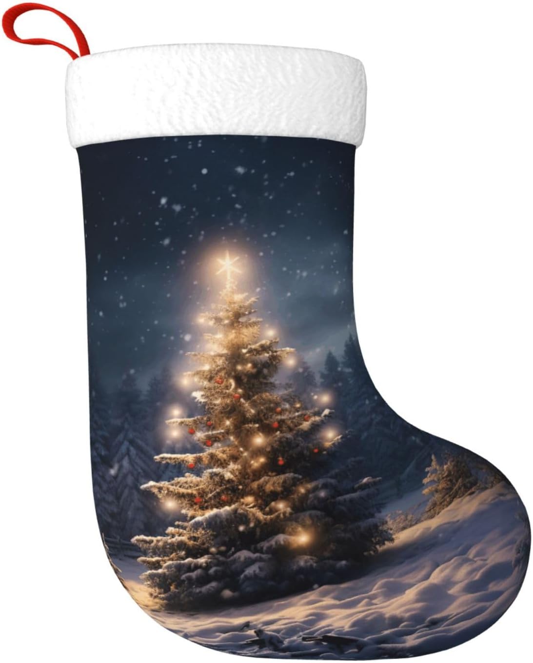 Christmas Tree Snow gift Stock - Christmas Stocking Hanging recensie en prijs