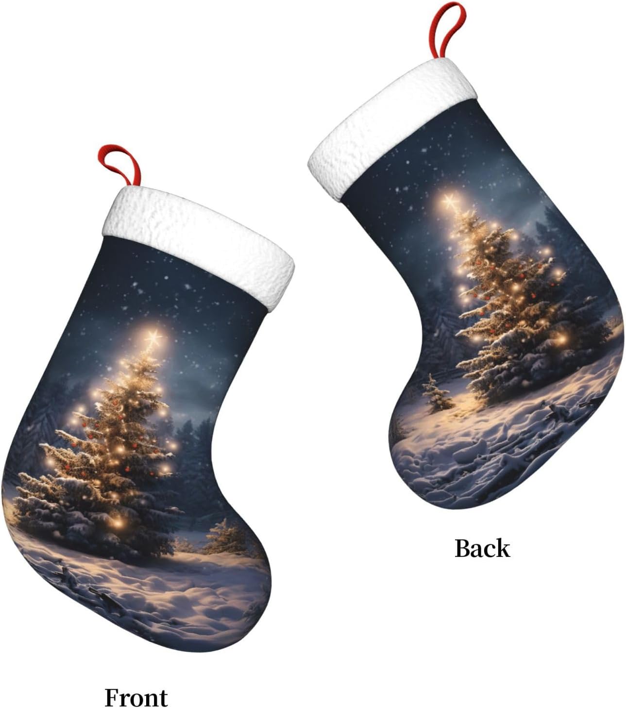 Christmas Tree Snow gift Stock - Christmas Stocking Hanging recensie en prijs