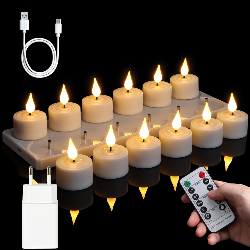 LED Candle Light Rechargeable  - Holiday Candle Set recensie en prijs