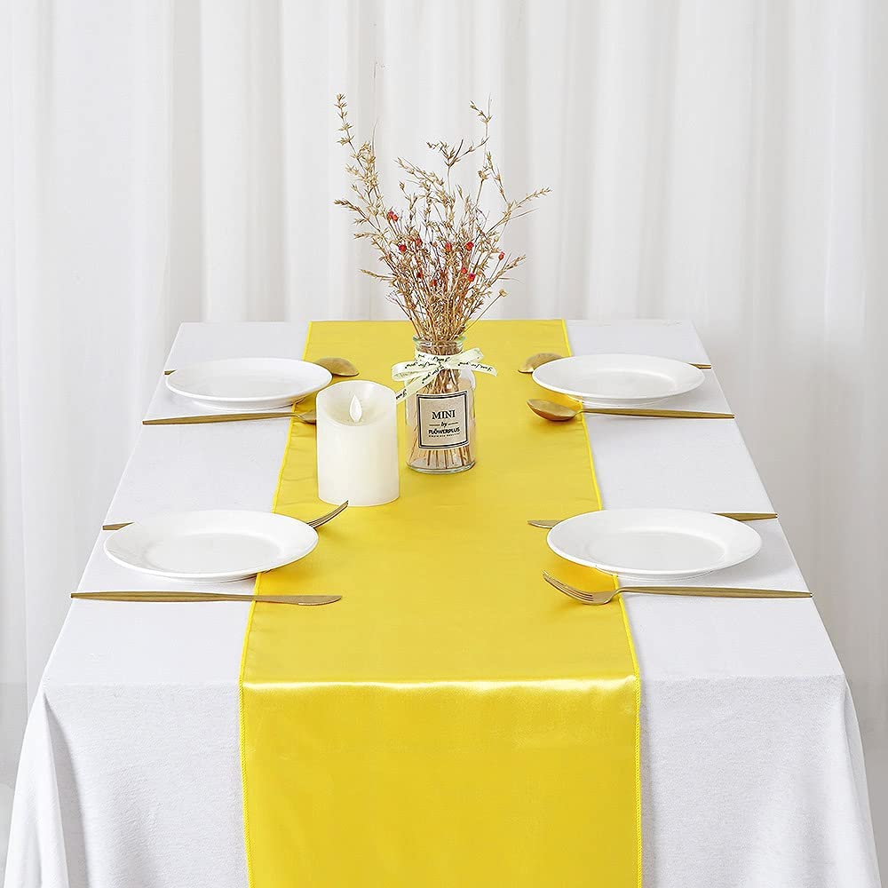 12x108 Inch Satin Wedding Tabl - Christmas Table Runner recensie en prijs