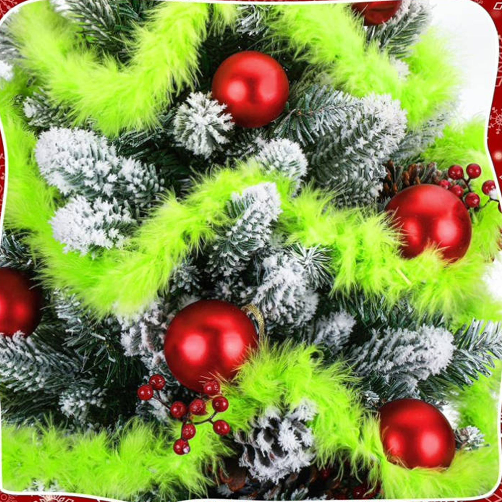 Christmas Garland 3 PCS 20 Fee - Tinsel Garland Decoration recensie en prijs