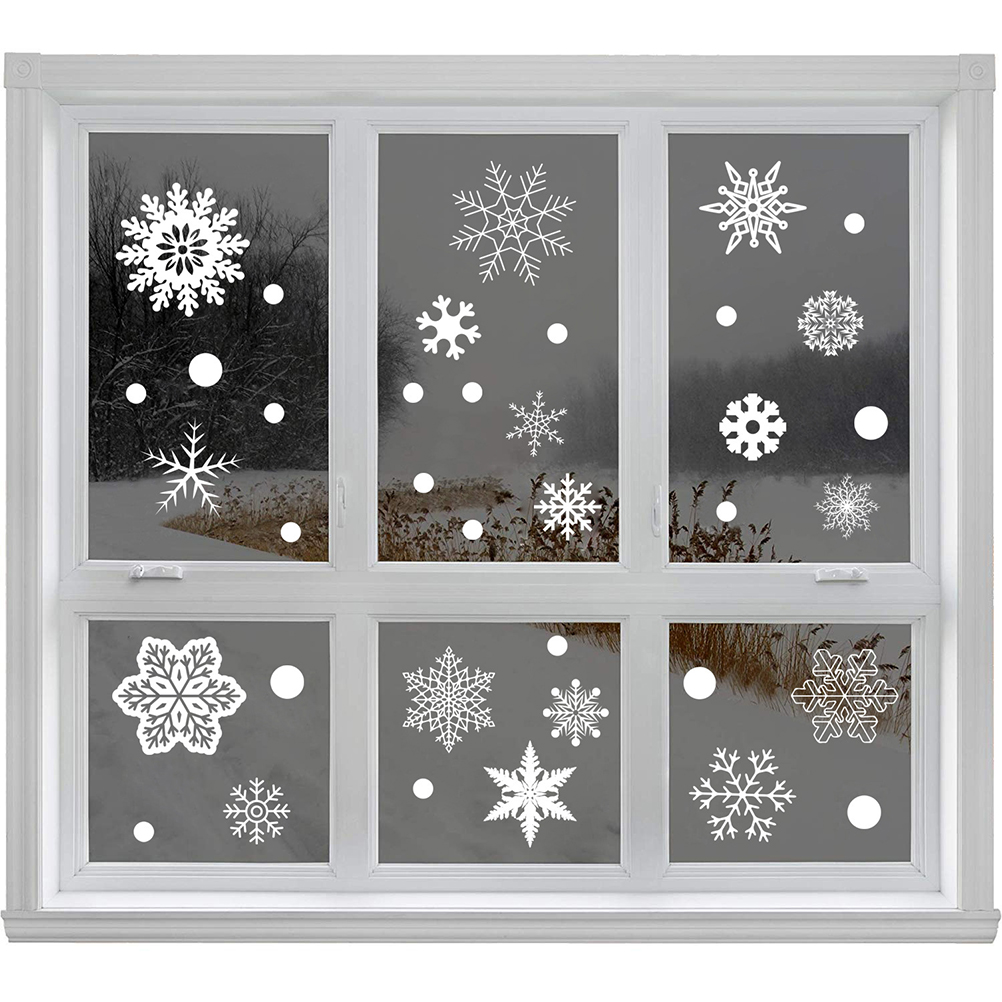37PCS Gift Xmas Festival Suppl - Snowflake Window Decal recensie en prijs